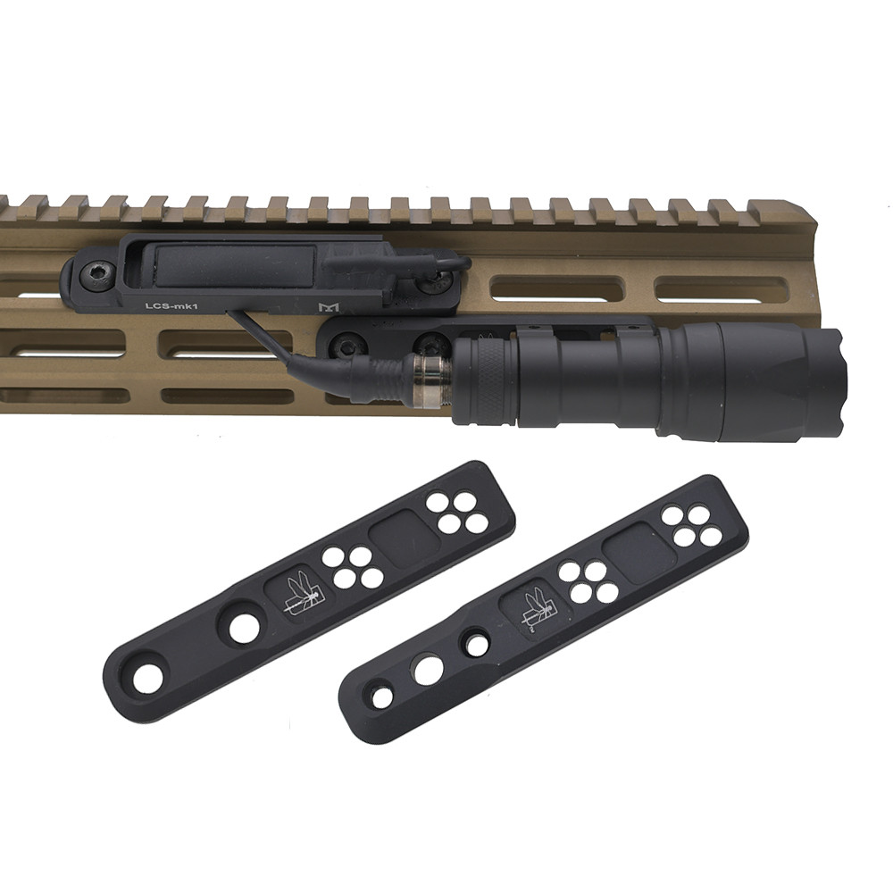 Jual Mlok Keymod Picatinny Offset Side Inline light Mount for M-lok ...