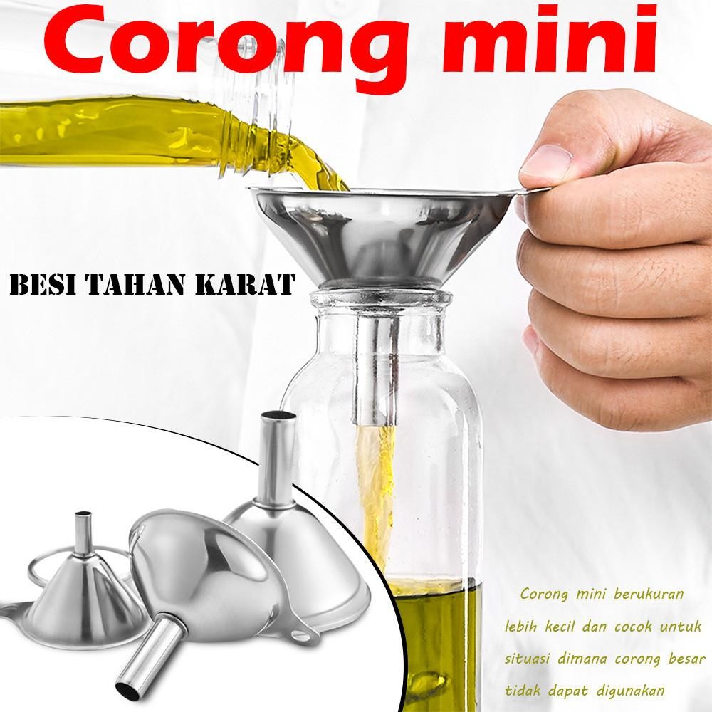 Jual Corong Minyak Oli Stainless – Funnel Panjang Anti Karat, Multi ...