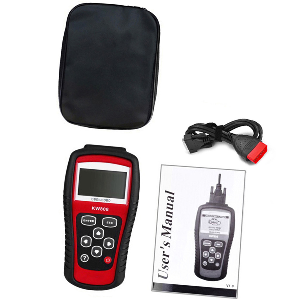 Jual Cars Code Reader and Auto Scanner Detection Decoder KW808 KONNWEI ...