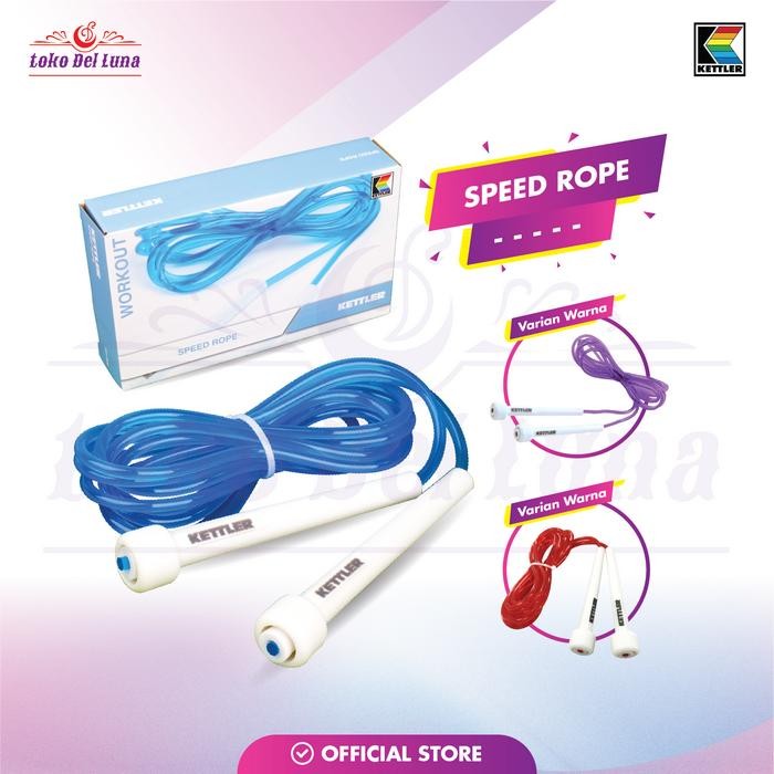Jual KETTLER Speed Rope Tali Skipping - Blue | Shopee Indonesia