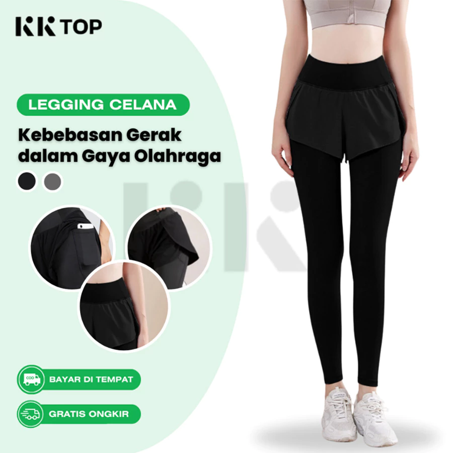  Legging Celana 2 In 1