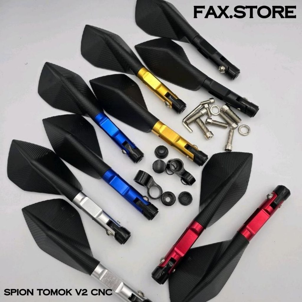 Jual Spion Tomok V2 Kaca Spion Variasi Spion Tomok Full CNC Spion NMAX ...