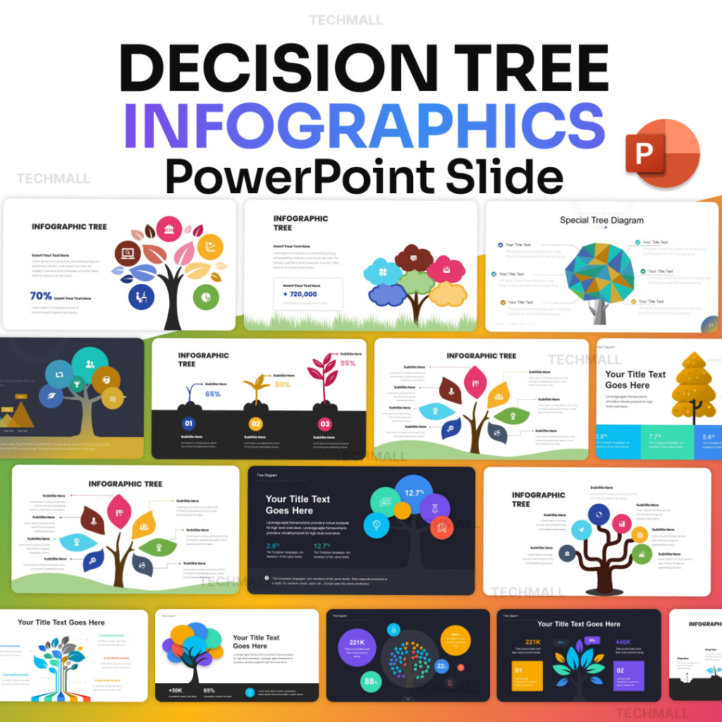 Jual Decision Tree Infographics PowerPoint Presentation Template | Easy ...