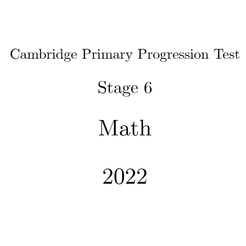 Jual [Hardcopy] Cambridge Primary Progression Stage 6 Math Tahun 2022 ...