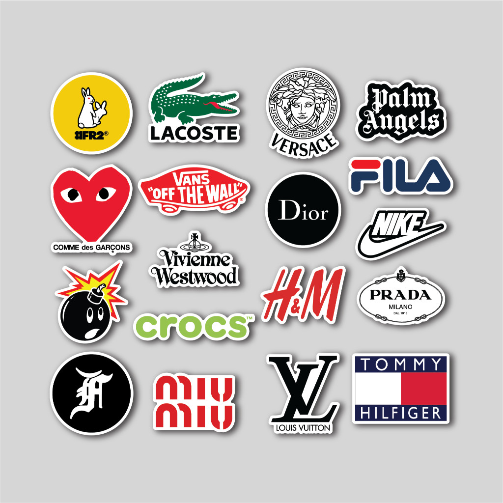 Jual STICKER PACK FASHION BRAND LOGO | STICKER TUMBLR | STIKER LAPTOP ...