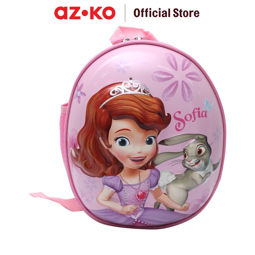 Jual AZKO Disney Tas Ransel Anak Hardshell Sophia Egg Shape - Pink Kids ...