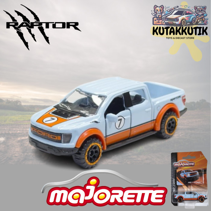 Jual Majorette Mobil Jip Off Road Ford F-150 F150 Raptor Biru Gulf ...