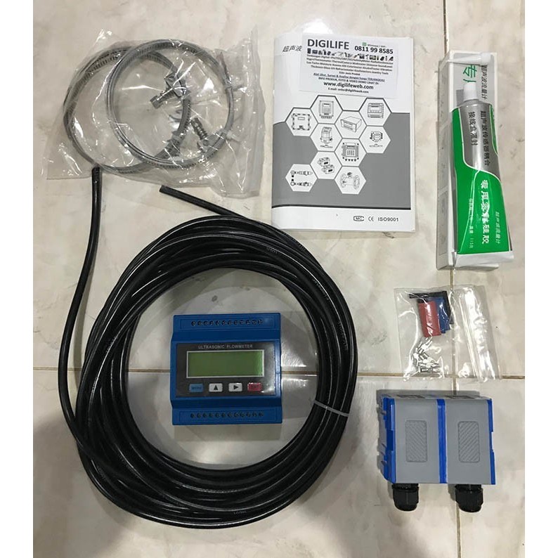 Jual Ultrasonic Flow Meter 50-700mm TM-1 TUF2000M Flowmeter TUF-2000M ...