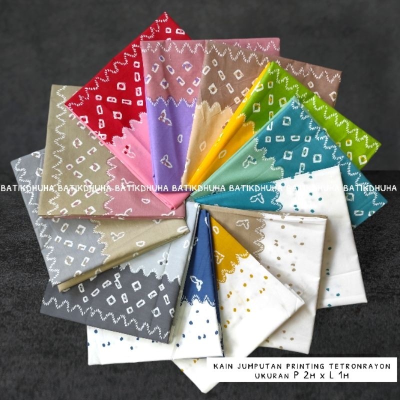 Jual Kain Batik Jumputan Kain Panjang Jumputan Murah Batik Jumput ...