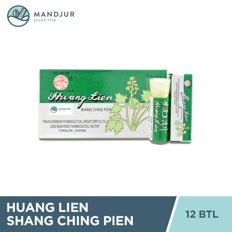 Jual Huang Lien Shang Ching Pien - Dus Isi 12 Botol Kecil | Shopee ...