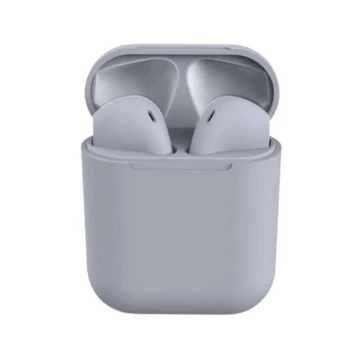 BISA I12 TWS Wireless Headset Bluetooth Earphones Full Bass 5.0 Macaron Nirkabel Frosted Sentuh