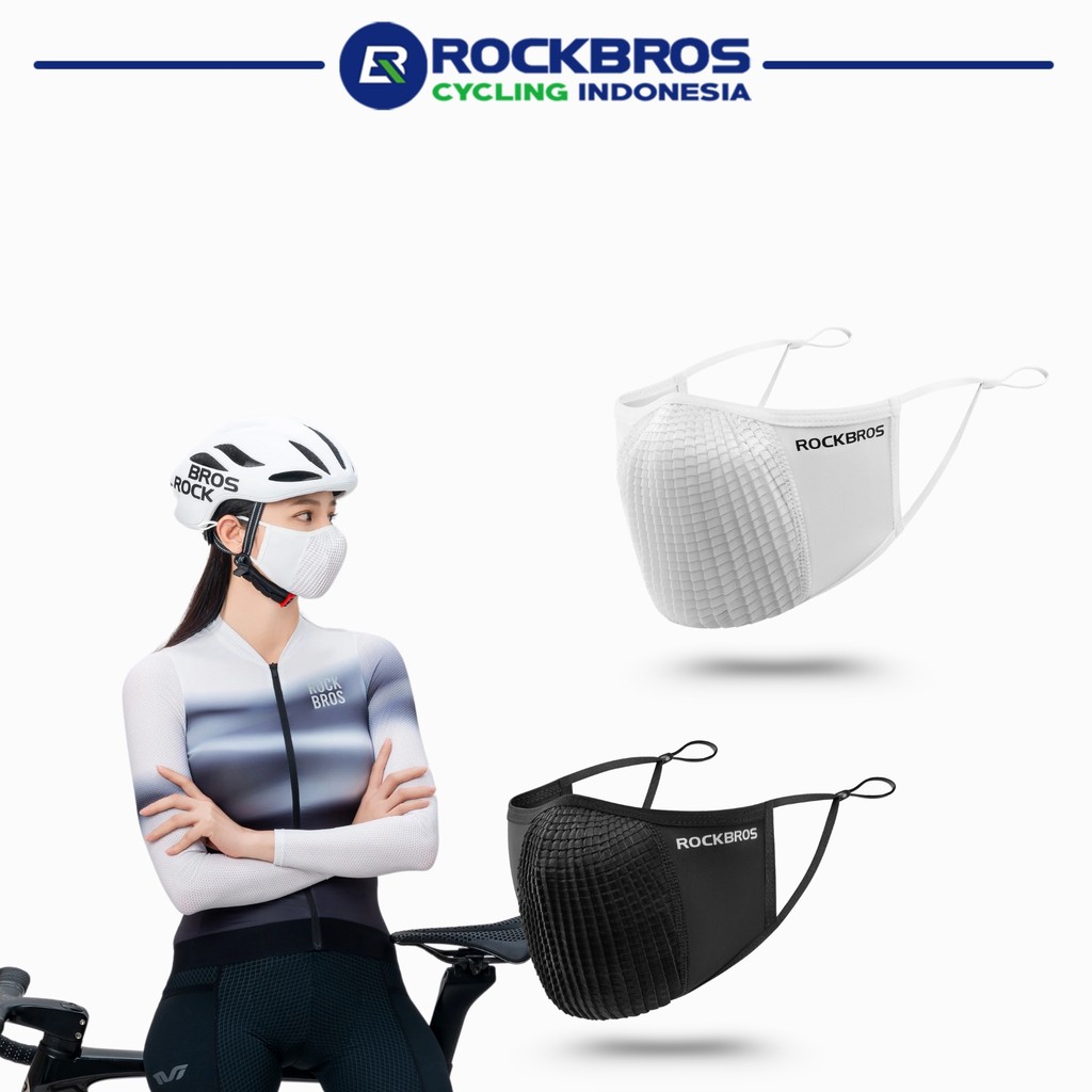 ROCKBROS Ice Silk Face Mask & Headband - UV Protection For Cycling, Fishing, Outdoor Sports