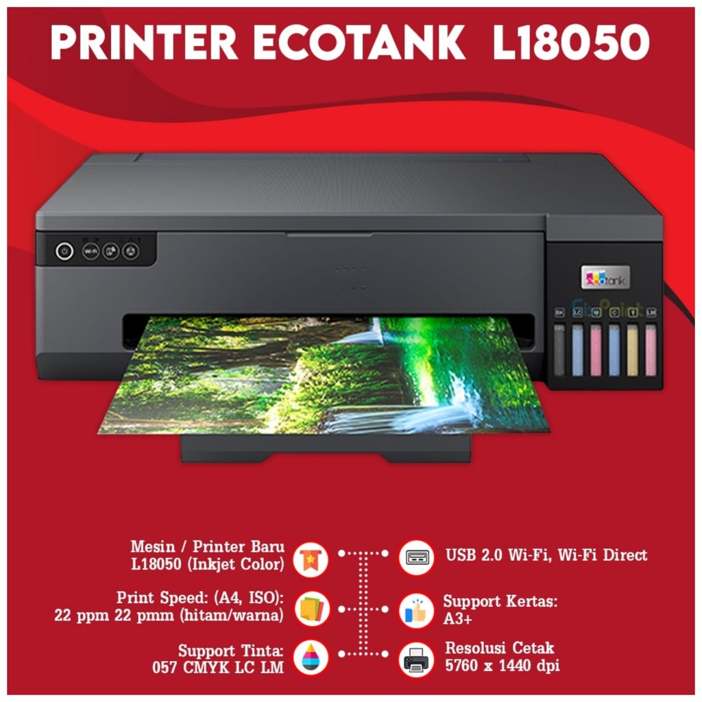 Jual Printer EcoTank Epson L18050 Printer Photo A3 Borderless WiFi ...
