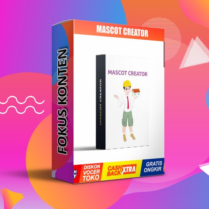 Jual Mascot Art Creator PPT Templates - Digital Konten | Shopee Indonesia