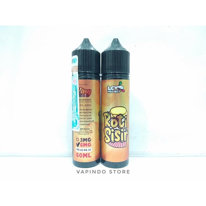 Jual NIC 6MG SATUAN ROTI SISIR 60ML BY LCV PROJECT | Shopee Indonesia