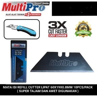 Jual Multipro Mata isi Refill cutter lipat 10pcs/pack ( universal ...