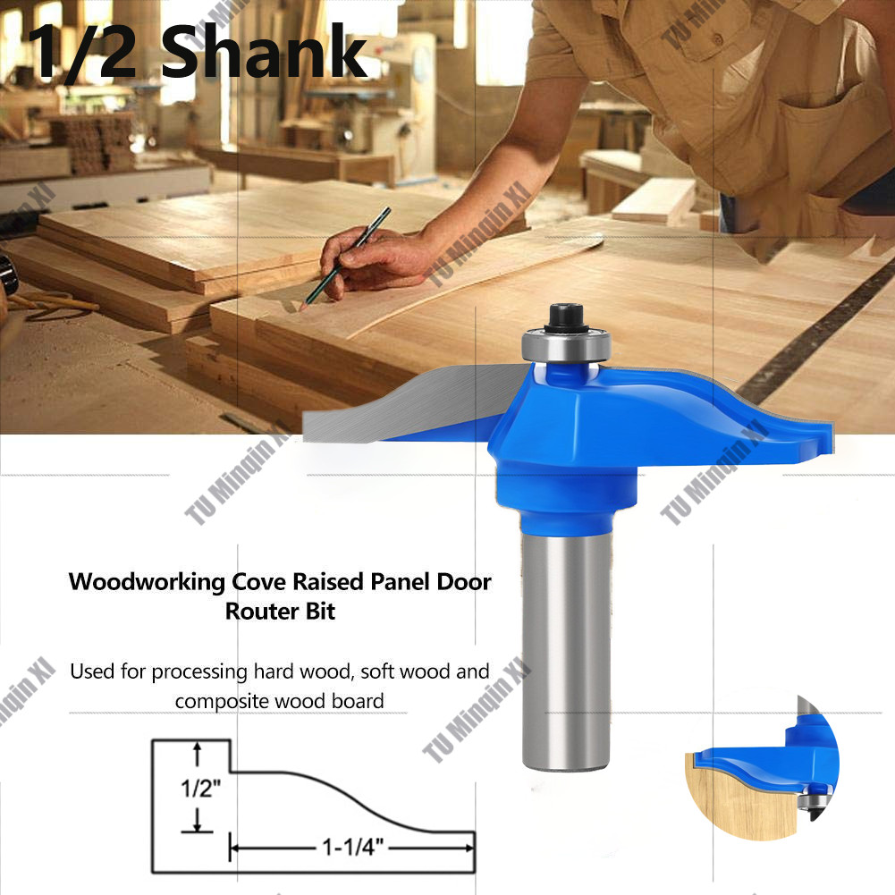 Jual 【(COD】1/2 12mm Cabinet Milling Cutter Shank Mata Router Profile ...