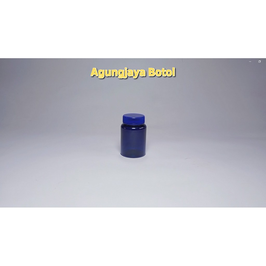 Jual Botol 80 Ml Ester C Biru Trans Tutup Bergerigi / Botol Plastik ...