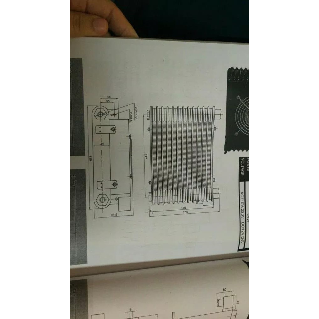 Jual Oil Cooler/Radiator Oli 1/2