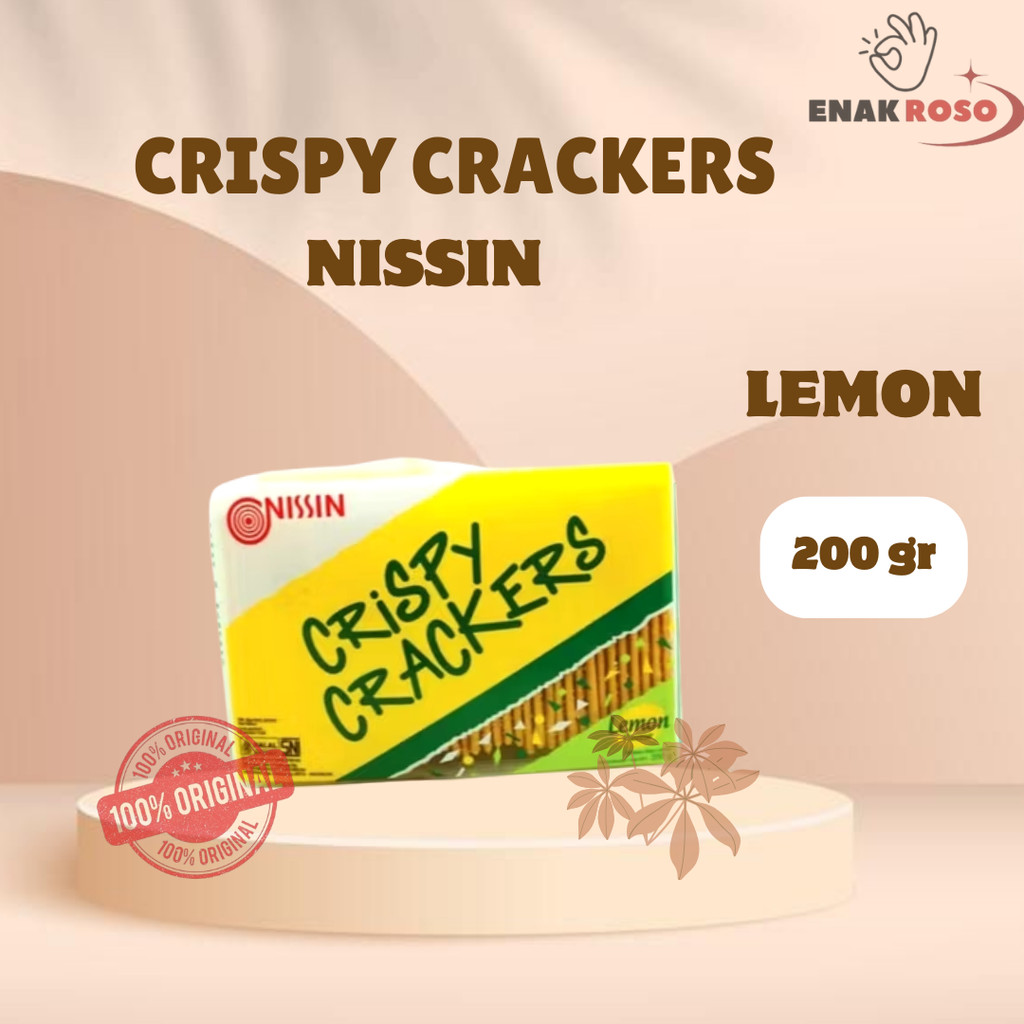 Jual Nissin Crispy Crackers Lemon 200gr | Shopee Indonesia