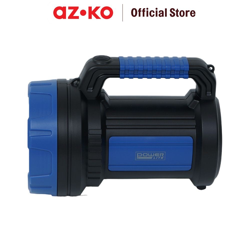 Jual AZKO Powerlite Senter Led Rechargeable 7 watt - Biru/Hitam ...