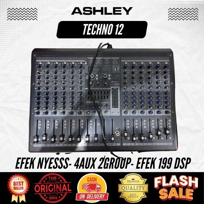 Jual Mixer 12 Channel Ashley Techno 12 Original | Shopee Indonesia