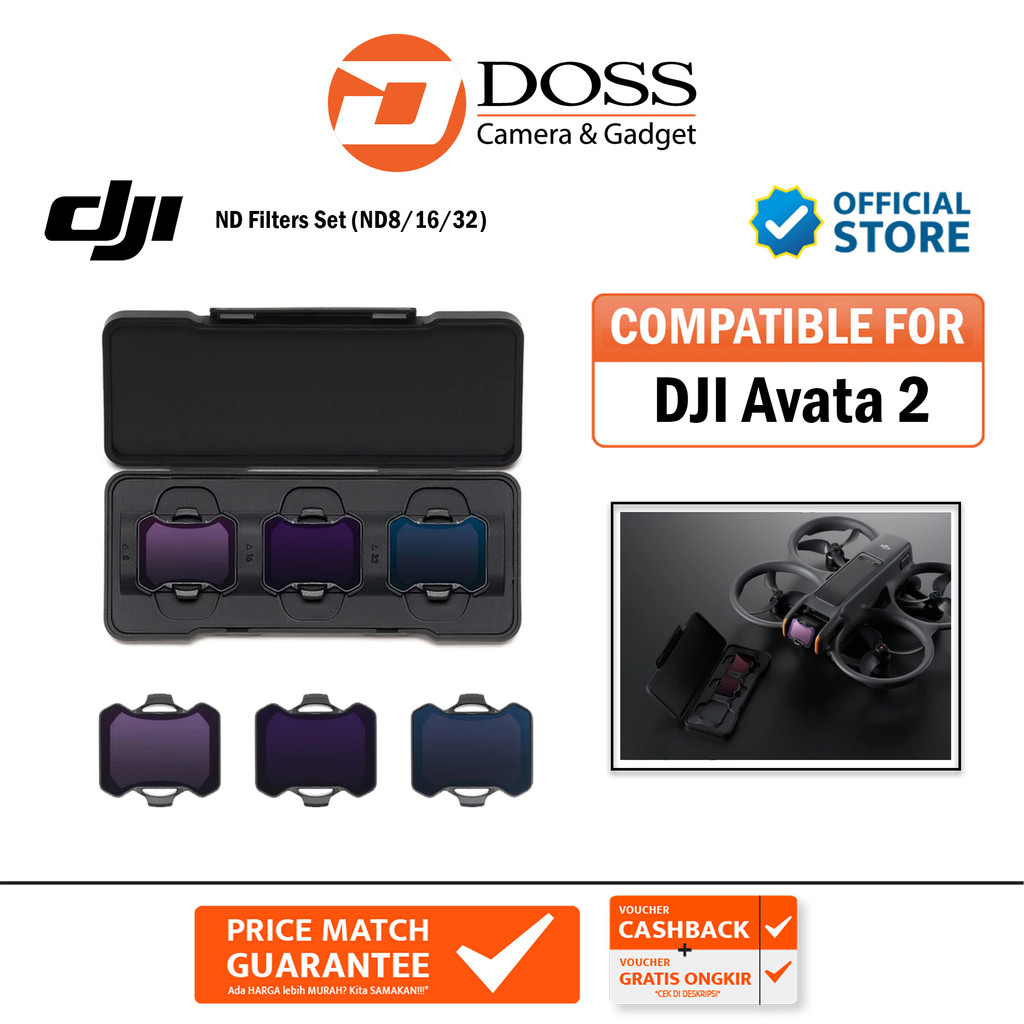 Jual DJI Avata 2 ND Filters Set (ND8/16/32) | Shopee Indonesia