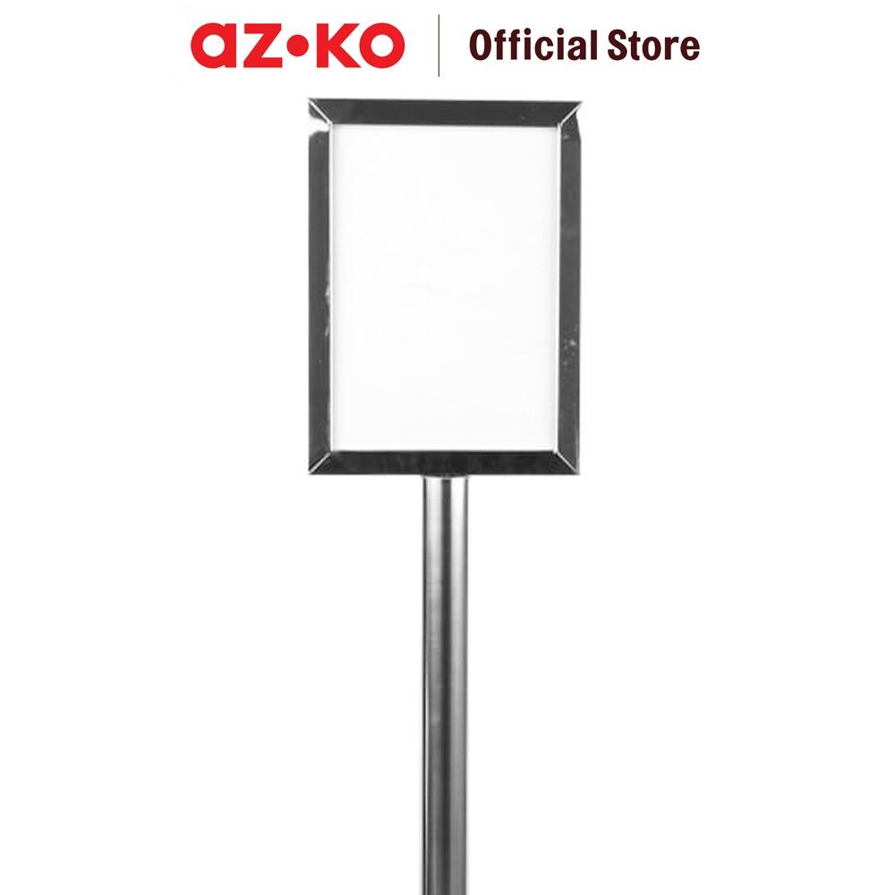Jual AZKO Krisbow Signboard A4 - Silver Sign Board Sticker Penanda ...
