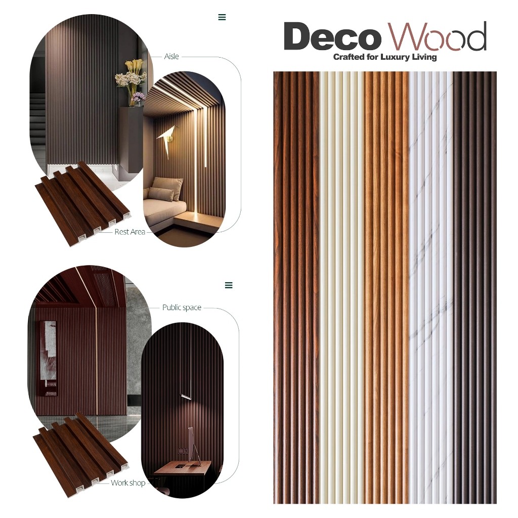 Jual WPC Hollow 5x5cm Wood Panel Composite Partisi Indoor Kotak ...