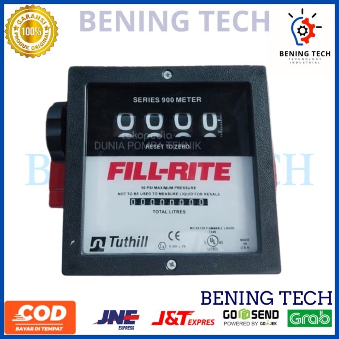 Jual FLOW METER FILL RITE 2 INCH 4 DIGIT FLOW METER FILL-RITE DN 50 2 ...