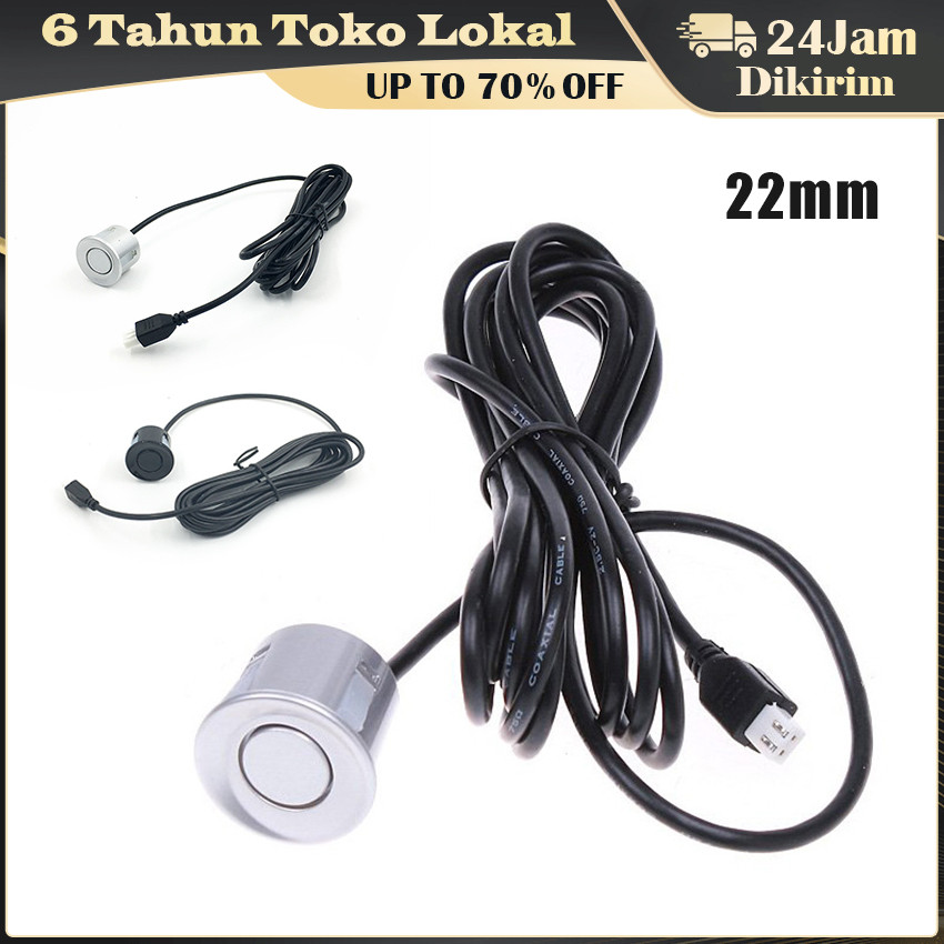 Jual 1Pc Sensor Parkir Mundur Mobil Universal 22CM / Mata Sensor Parkir ...