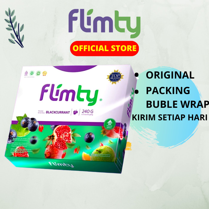 Jual Flimty Fiber - 1 Box isi 16 Sachets Fiber Drink Detox - Rasa ...