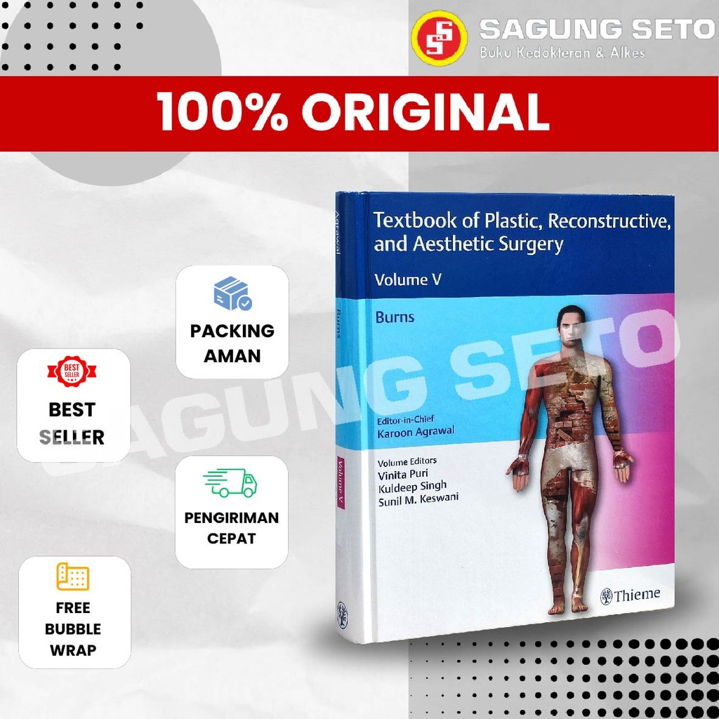 Jual BUKU TEXTBOOK OF PLASTIC, RECONSTRUCTIVE, AND AESTHETIC SURGERY ...