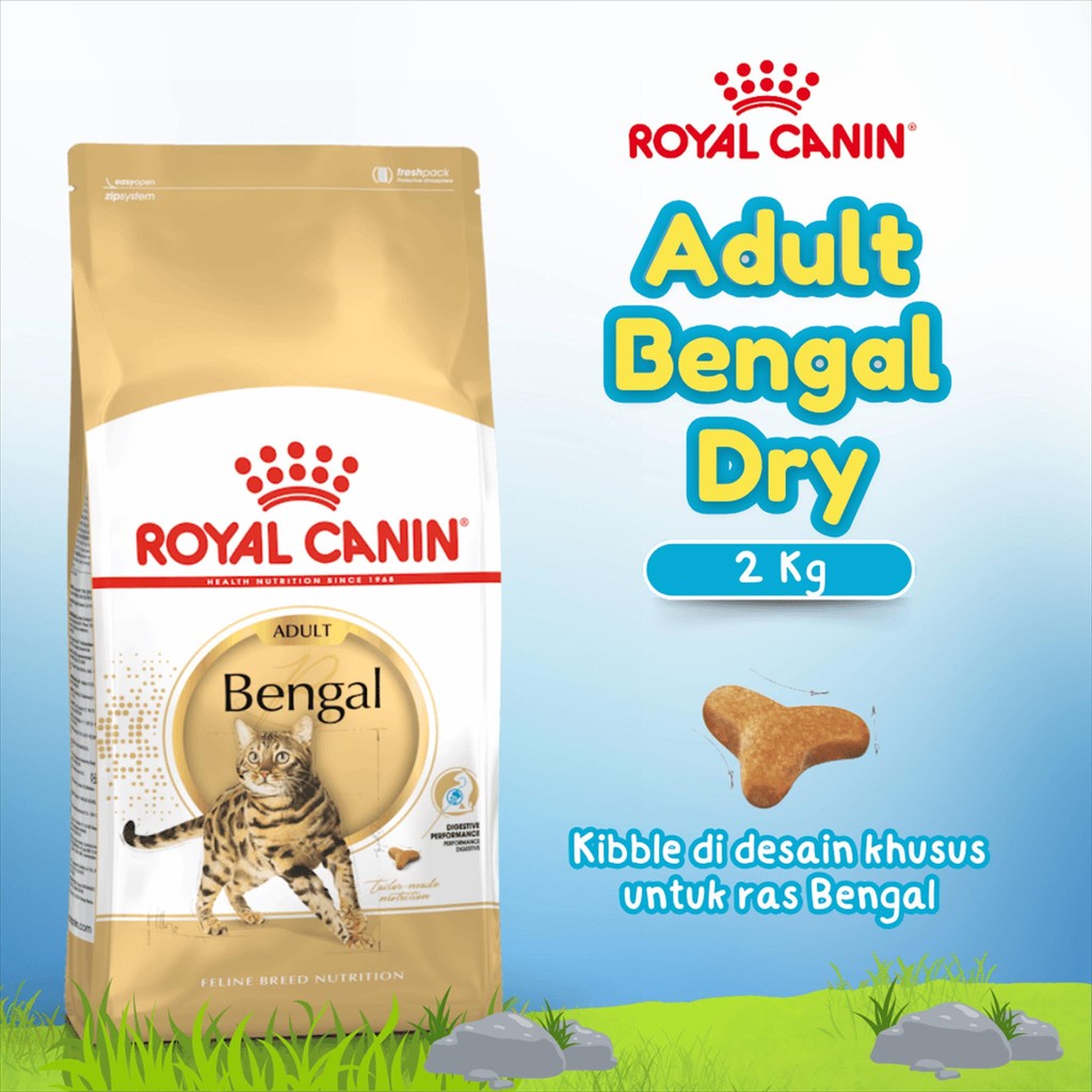 Jual ROYAL CANIN BENGAL 2KG Dry Makanan Kucing Dewasa - Feline