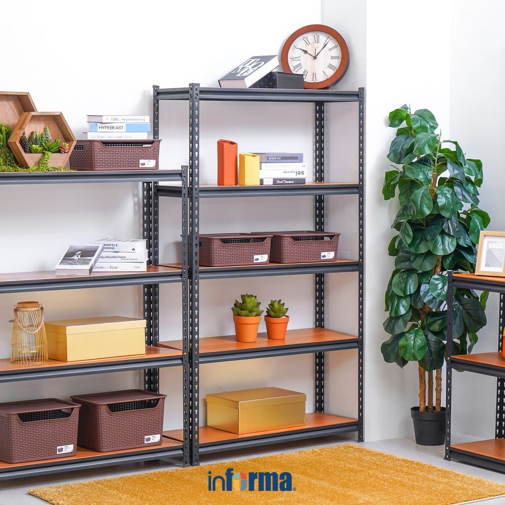 Jual Informa Isley Rak Metal 5 Tingkat - Hitam Organizer Serbaguna ...