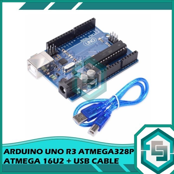 Jual Arduino Uno R3 ATmega328P ATmega16U2 + Kabel USB Printer ...