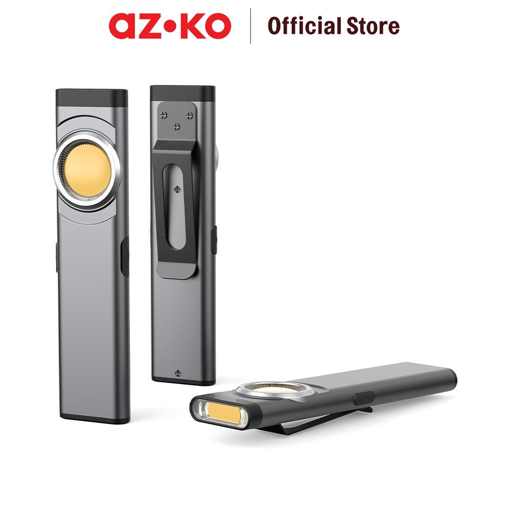 Jual AZKO Powerlite Lampu Saku Dengan Magnet & Klip 500 Lumens Pocket ...