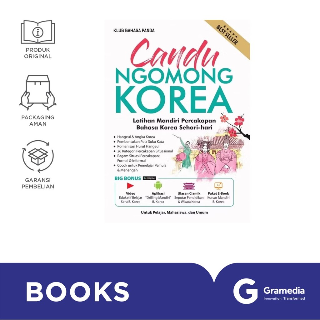 Jual Candu Ngomong Korea ( Klub Bahasa Panda ) | Shopee Indonesia