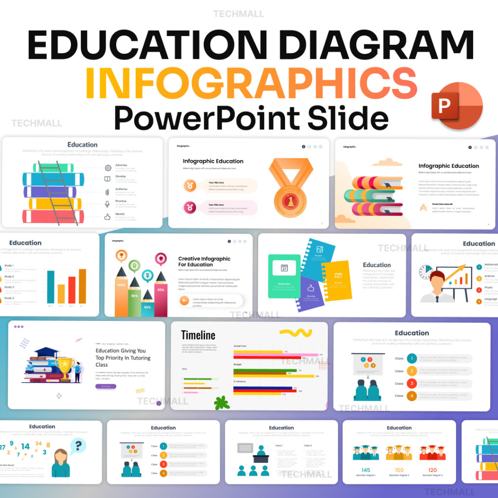 Jual Education Diagrams Infographics PowerPoint Presentation Template ...