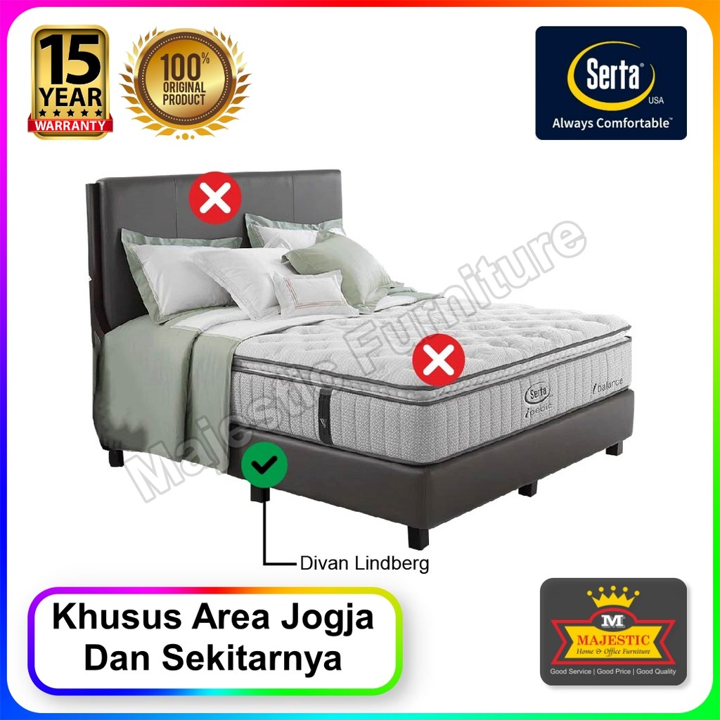 Jual Divan Serta Lindberg - 100/120/160/180/200 - Jogja (Tinggi Divan ...