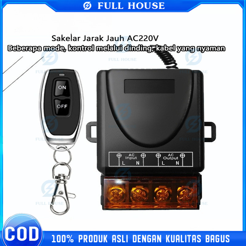 Jual Full House！ Modul Saklar Remote Pengendali Jarak Jauh AC85-220V ...