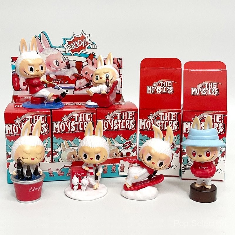 Jual 4Pcs / 6Pcs / Set The Monsters Labubu Figure POP Labubu Luge ...