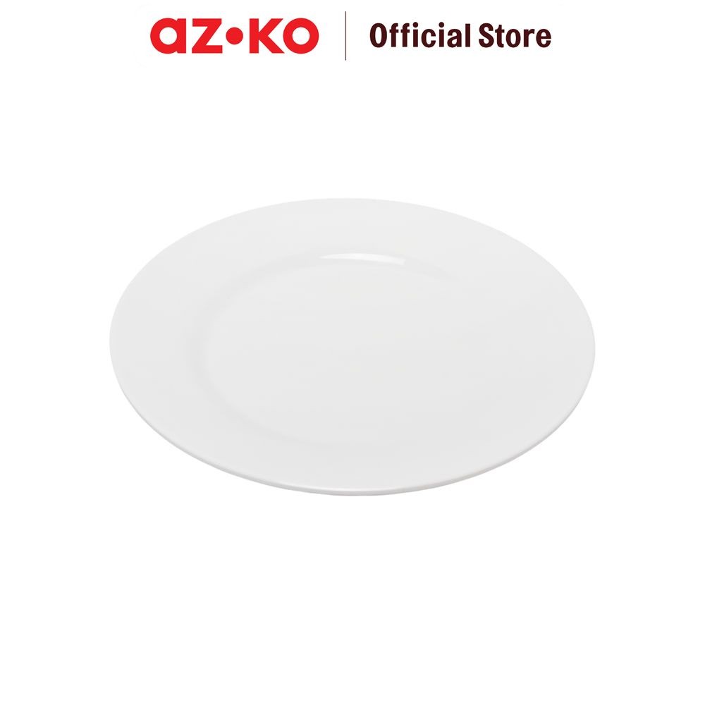 Jual AZKO Krischef 25 Cm Piring Makan Round - Ivory | Shopee Indonesia