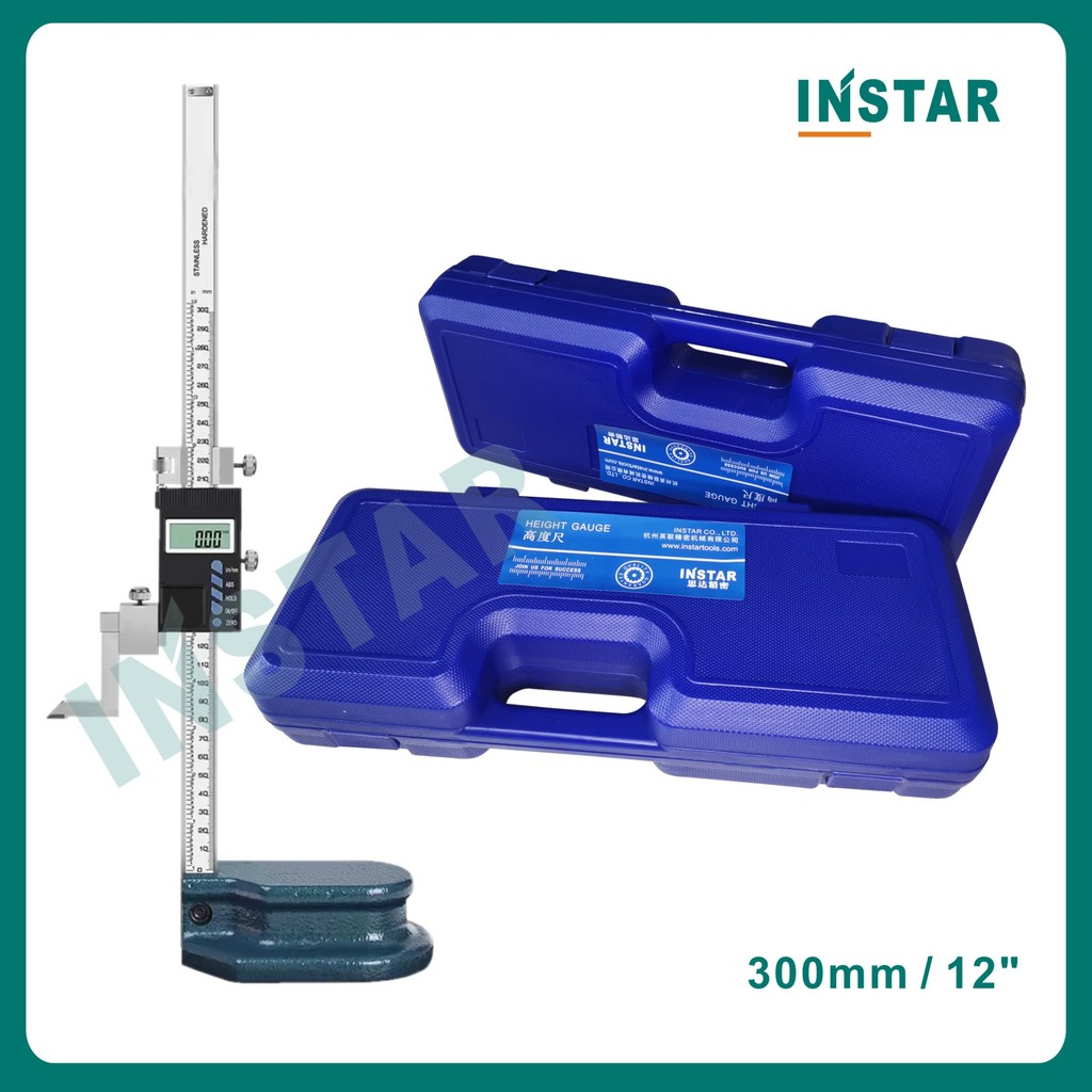 Jual INSTAR Digital Vernier Height Gage 0-300mm 0.01mm 0-12" High ...
