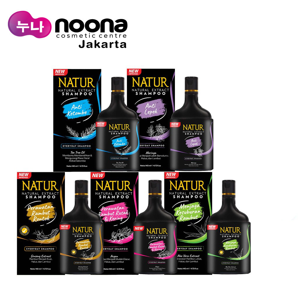 NATUR NATURAL EXTRACT SHAMPOO 140ML -NJ