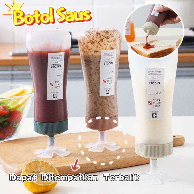 Jual Botol Saus 800ml / 1000ml Botol Mayonaise Serbaguna Botol Plastik