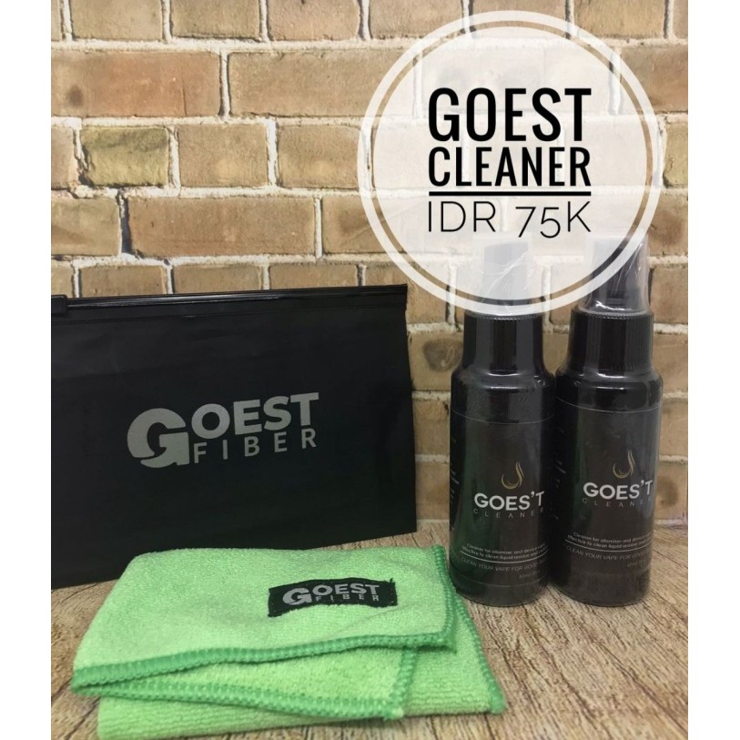 Jual Goest Cleaner 60ml Free Goest Fiber (Microfiber 20x20cm) | Shopee ...