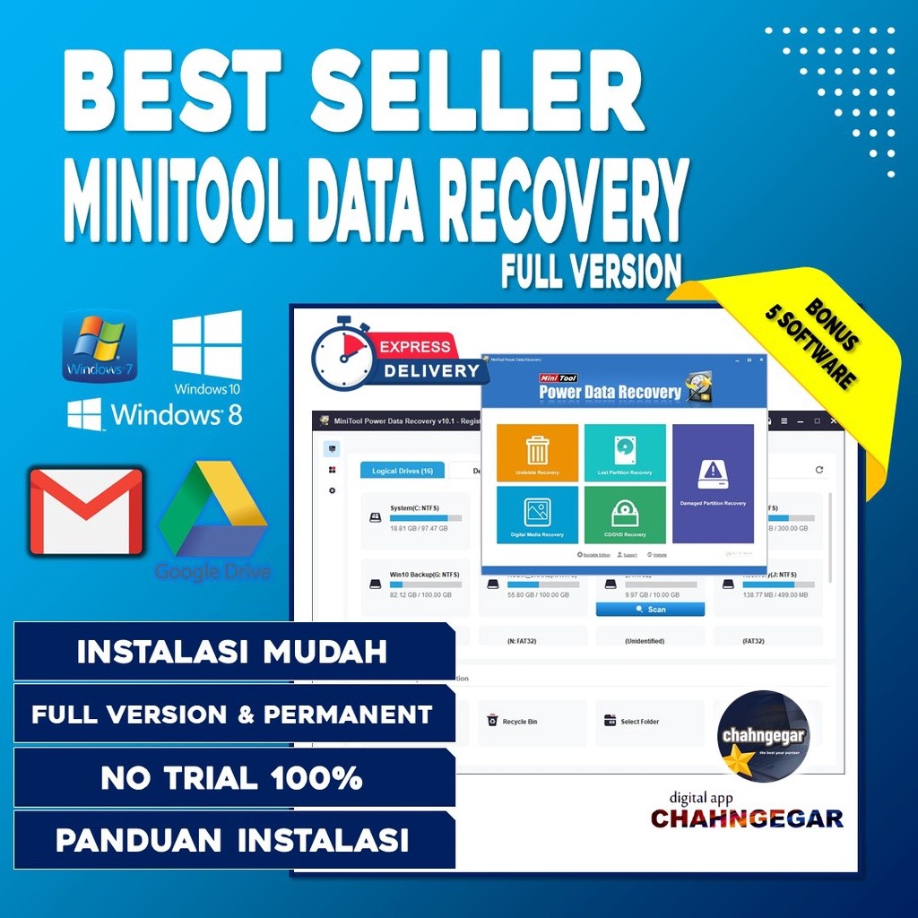 Jual MiniTool Power Data Recovery 10 Full Version | Software Recovery ...