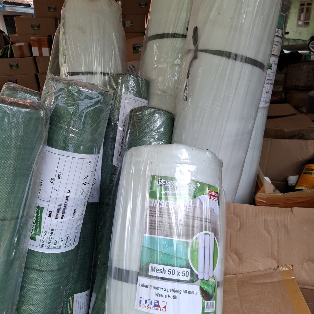 Jual Insect Net Putih Mesh 50 Easy Grow Lebar 3 Meter Ecer 1 Meter ...