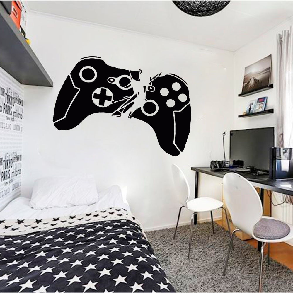 Jual Stiker Dinding Gamer Dinding Game Controller Stiker Dinding ...